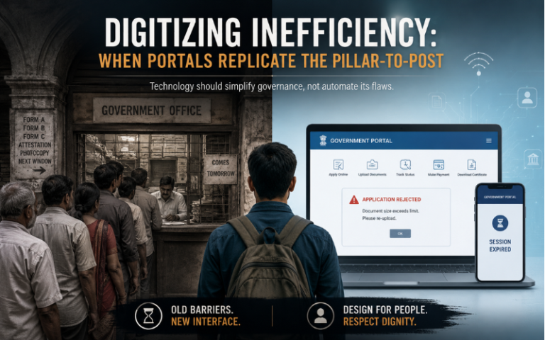 Digitizing Inefficiency: When Portals Replicate the Pillar-to-Post